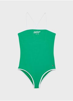 TOMMY HILFIGER Kids Logo Swimsuit  - Image 1
