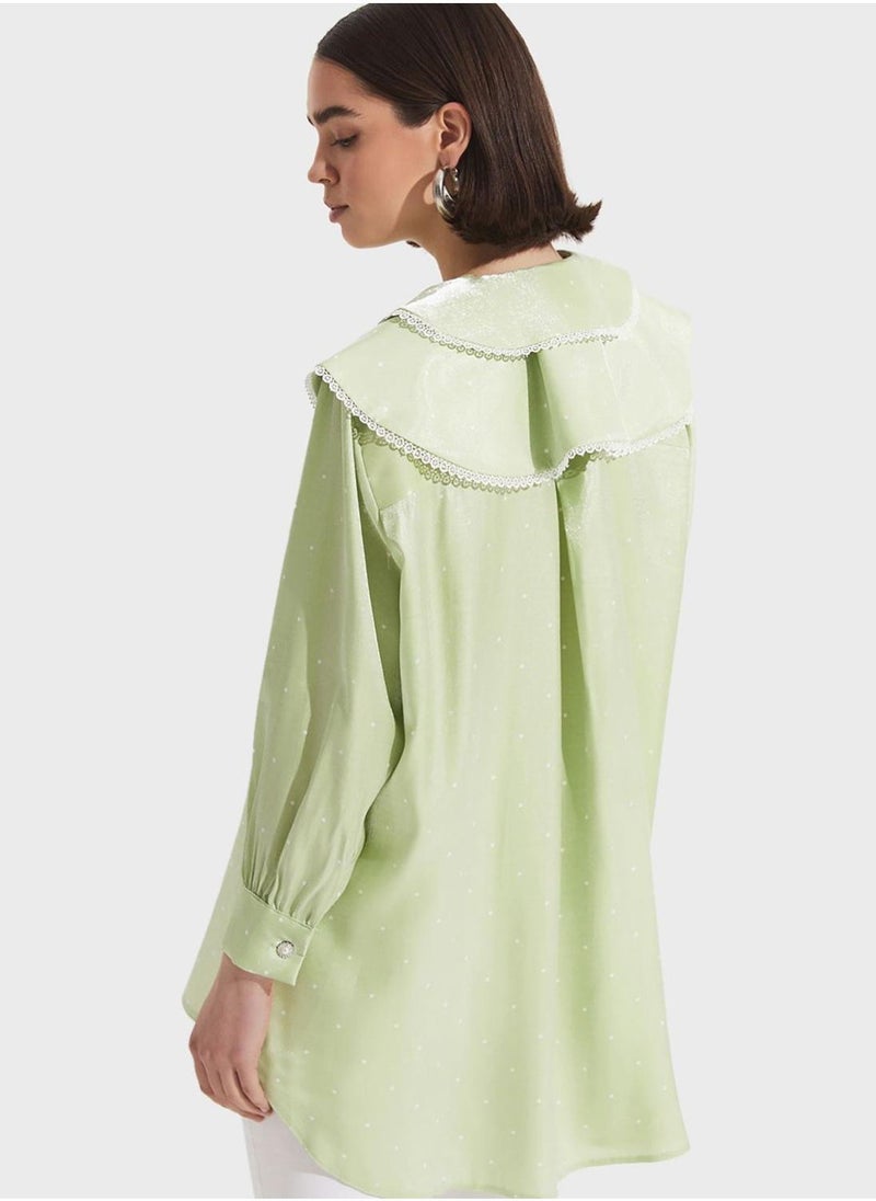 جون قميص بأزرار وياقة للأطفال - Image 2