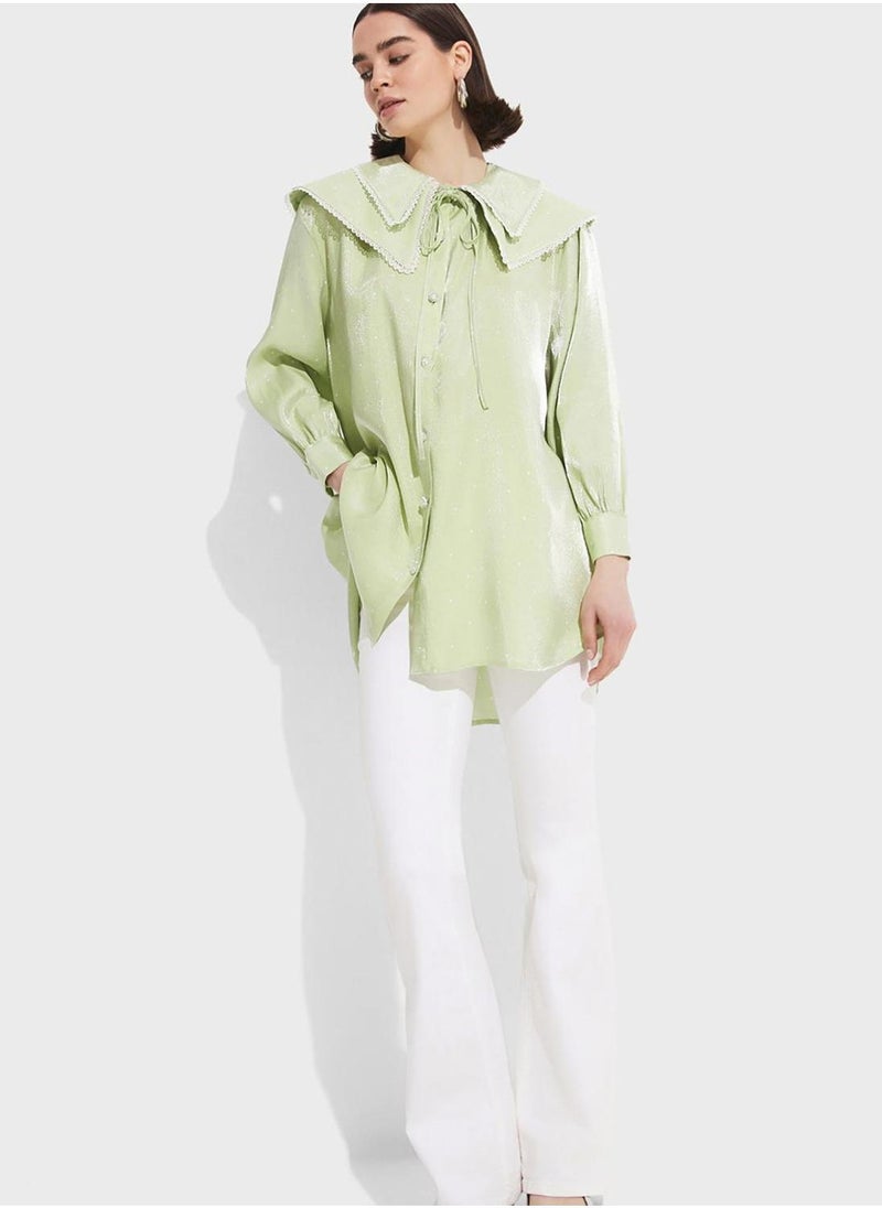 جون قميص بأزرار وياقة للأطفال - Image 5