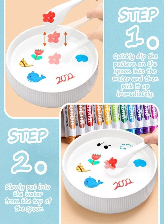 Trade Globe 8 Colors Magic Doodle Water Painting Erasable Markers Floating Ink Pen Set|Magical Water Painting Pens Whiteboard Marker For Kids-Floating Pen|Medium - Image 2
