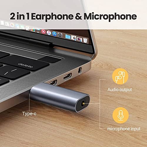 C&E C & E-Type C to 3.5mm Adapter Compatible with Oneplus 11R 7T 8T 9 Pro and All oneplus Devices - Type C to 3.5mm Jack - Image 3