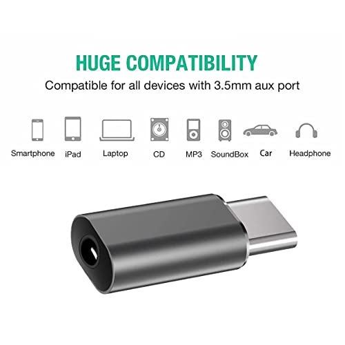 C&E C & E-Type C to 3.5mm Adapter Compatible with Oneplus 11R 7T 8T 9 Pro and All oneplus Devices - Type C to 3.5mm Jack - Image 5