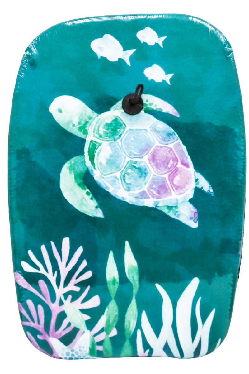 AL QADAH Surfing Board 39.5x4x58cm Lightweight Durable EVA Foam Colorful Mixed Print Safe Comfortable Grip for Kids Beginners Adults Beach Pool Water Sports - Image 1