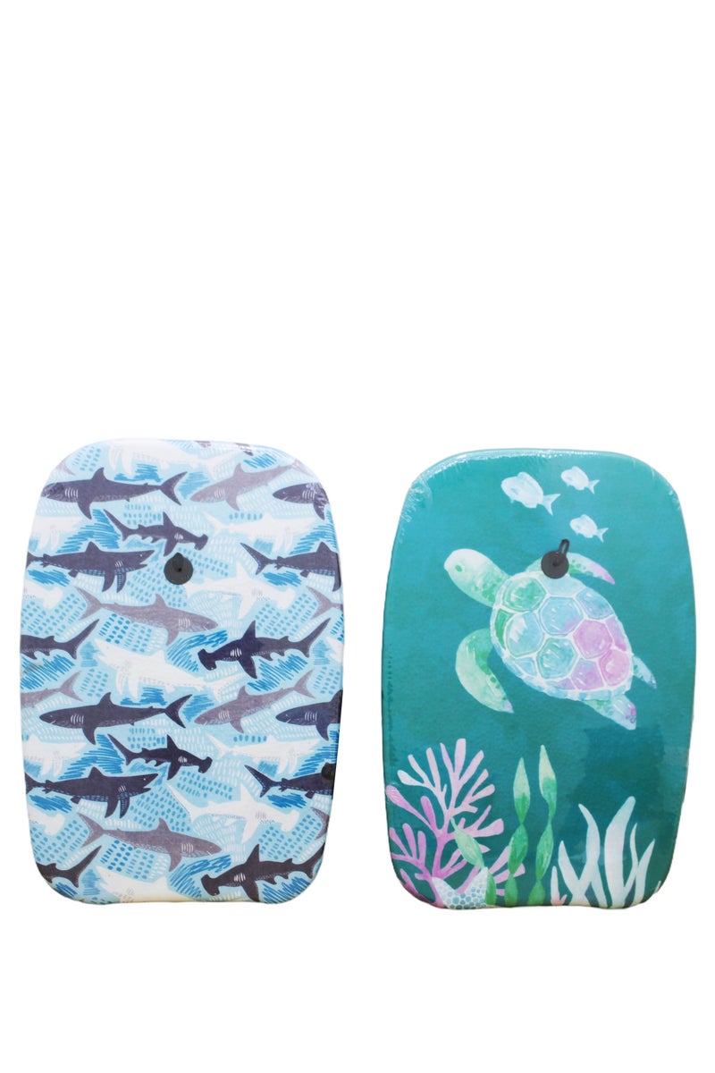 AL QADAH Surfing Board 39.5x4x58cm Lightweight Durable EVA Foam Colorful Mixed Print Safe Comfortable Grip for Kids Beginners Adults Beach Pool Water Sports - Image 2