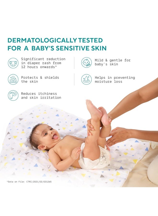EQUALSTWO by Zydus Baby Diaper Rash Cream With Zinc Oxide, 100% Natural Anti Rash for Babies, Nappy Rashfree for New Born, PH 5.5, Hypoallergenic Dermatologically Tested, 50gm (Pack 2) - Image 3