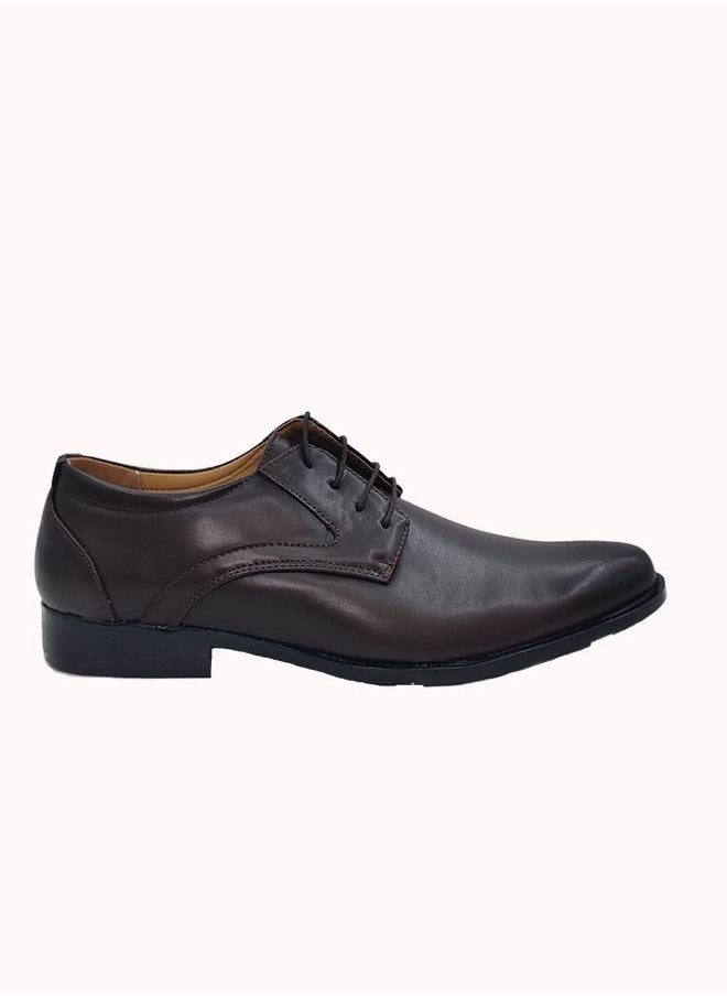 Comfortable Lace-Up Formal Shoes Brown  - Image 1