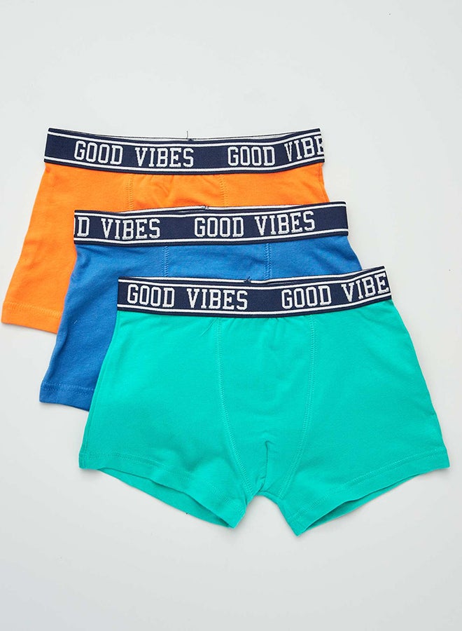 Kiabi Boy Pack Of 3 Pairs Of Printed Boxer Shorts  - Image 1