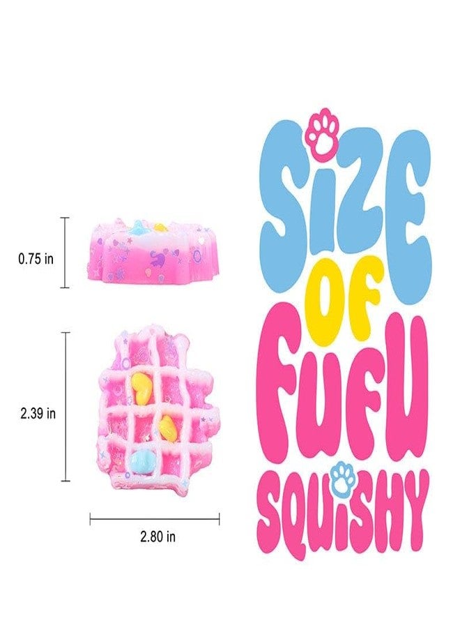 اي جي سي لعبة AGC Taba Waffle Squishy لتخفيف التوتر - لعبة وافل ناعمة مصنوعة يدويًا للأطفال والكبار، لعبة مكتبية لتخفيف القلق، لعبة ضغط بطيئة الارتفاع للمكتب والمنزل والمدرسة والسفر - Image 2