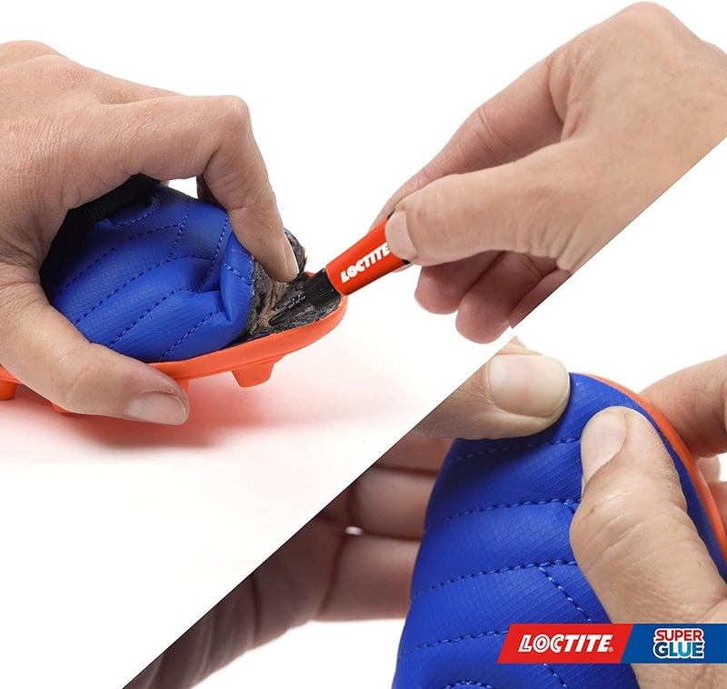Loctite Mini Trio Power Gel Super Glue for Repairs - All Purpose Adhesive Compatible With China, Rubber, Wood, Metal, Plastic - Clear, Transparent Gel Formula With Anti-Clog Cap - 3 x 1g - Image 4