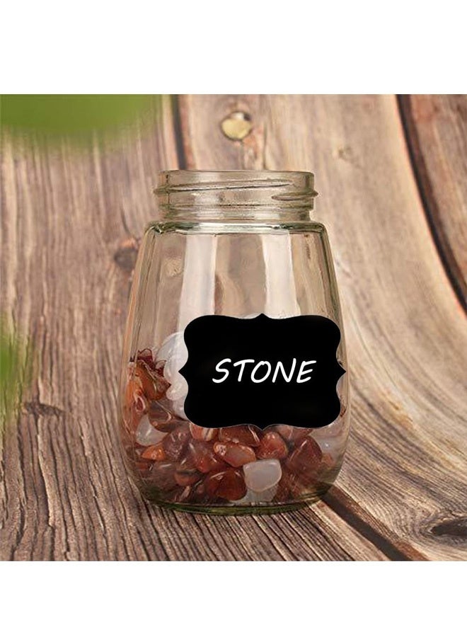 ملصقات السبورة، ملصقات أقلام الطباشير القابلة للإزالة، ملصقات مخزن المطبخ القابلة لإعادة الاستخدام، 300 قطعة لتخزين الحاويات والبرطمانات وتنظيم اللوازم المدرسية - Image 4