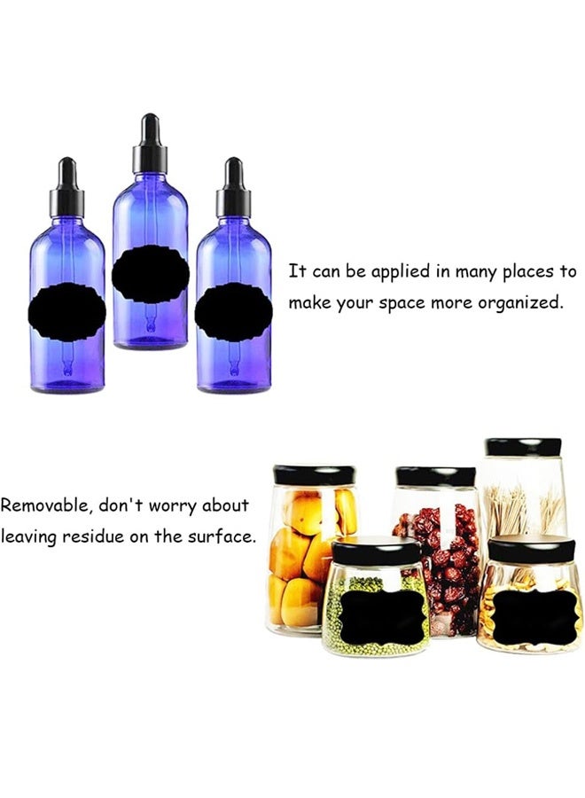 ملصقات السبورة، ملصقات أقلام الطباشير القابلة للإزالة، ملصقات مخزن المطبخ القابلة لإعادة الاستخدام، 300 قطعة لتخزين الحاويات والبرطمانات وتنظيم اللوازم المدرسية - Image 3