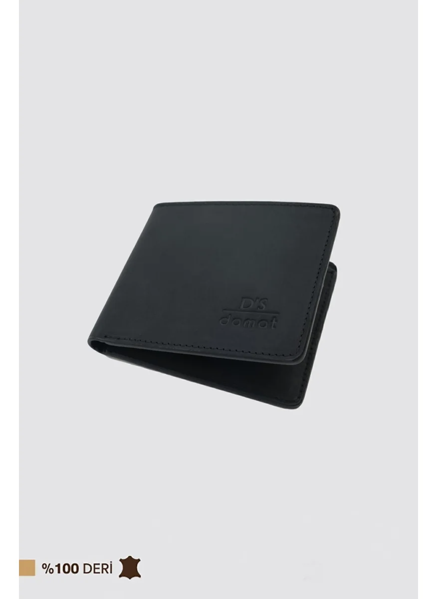 دي أس دامات Black Leather Wallet 8HC591ORTKC01