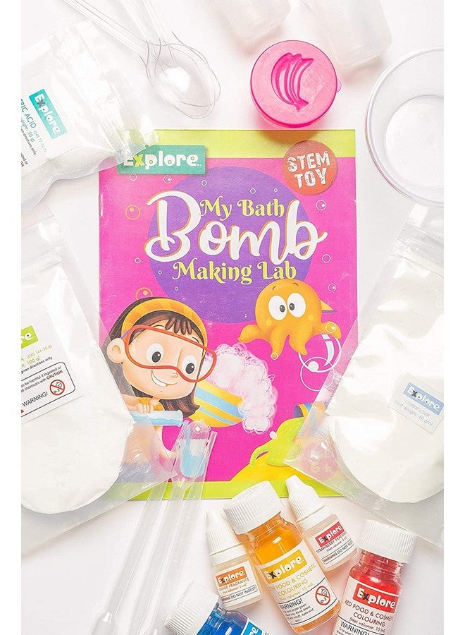 Purvi Explore | STEM Learner | My Bath Bomb Making Lab (Learning & Educational DIY Activity Toy Kit, for Ages 6+ of Boys and Girls) - Image 5