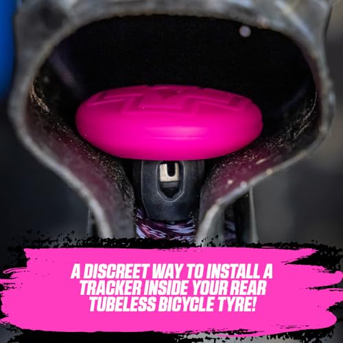 Muc Off Muc-Off Stealth Tubeless AirTag Holder - Hidden Air Tag Holder for Bike Compatible with Apple AirTag - Anti-Theft Protection AirTag Bike Mount for Tubeless Tyres - Image 2