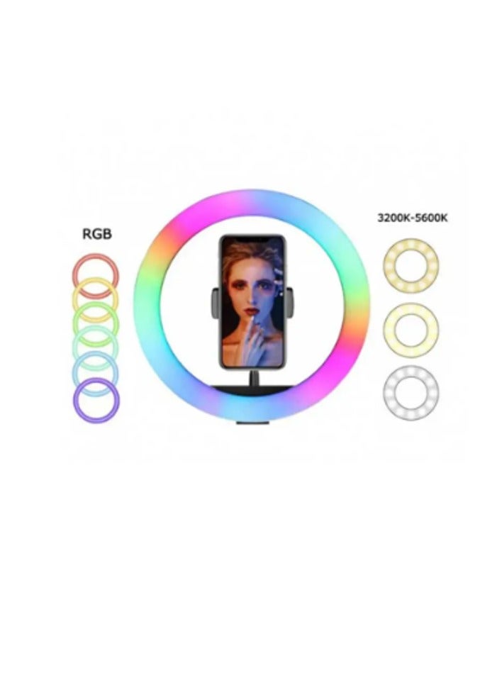 مصباح حلقي RGB LED 3D-26Live Streaming Lamp مصباح أجواء - Image 3