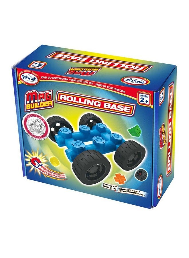 POPULAR PLAYTHINGS Mag Builder Rolling Base, Magnetic Toy Play Set - Image 2
