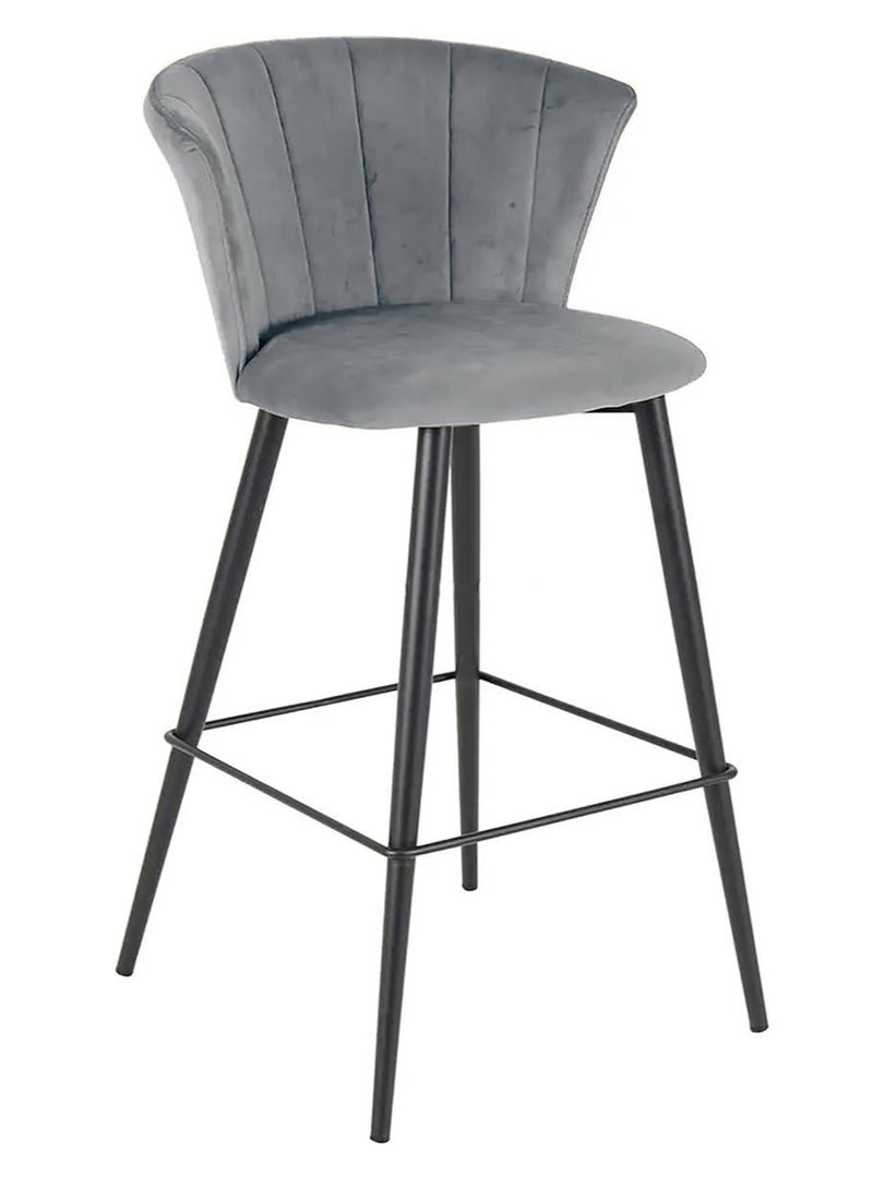 وودن تويست مقعد بار مقهى حديث بأرجل معدنية - Image 3