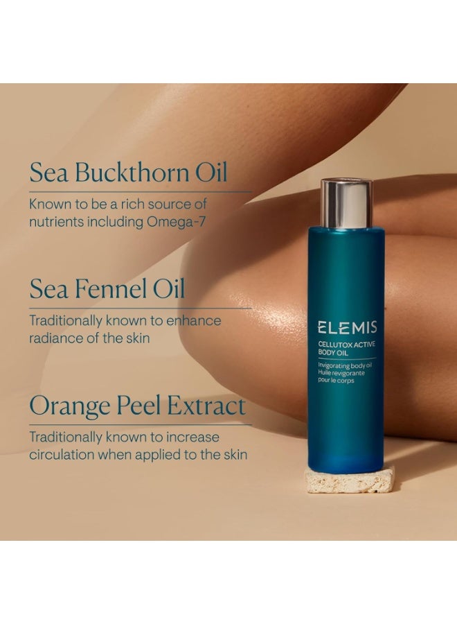 ELEMIS Massage Oil, Fast Absorbing, Deeply Penetrating Body Oil with Essential Oils, Moisturizing Skin Oil, Soothe Muscles, Calm Mind & Revitalize - Image 4
