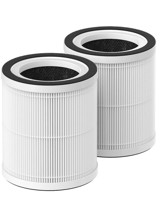 FMDZFL 2 Pack True HEPA Replacement Filter for HIMOX H06 & Afloia Gala Air Purifiers, 3-Stage Filtration with Activated Carbon - Image 1
