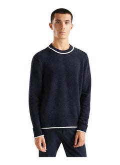 Sweater In Wool And Viscose Blend