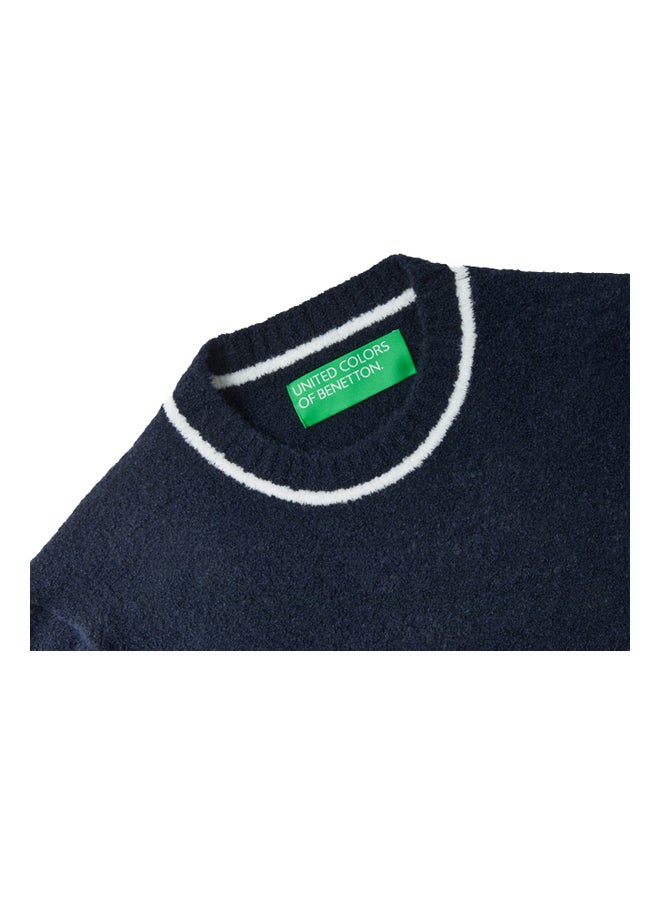 Benetton - Sweater In Wool And Viscose Blend - Image 1