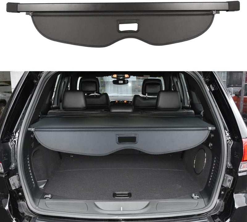 BOPARAUTO Cargo Cover for Jeep Grand Cherokee Accessories 2011-2020 2021 Rear Trunk Shade Cover（Not fit for 2021 Winter-Not fit for Grand Cherokee L 2022） - Image 1