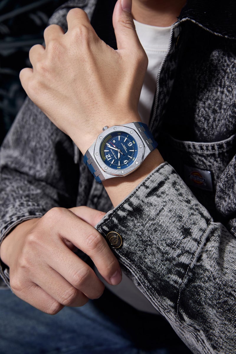 Daniel Hechter Analogue Blue Dial Men's Watch-DHM1015-02 - Image 2