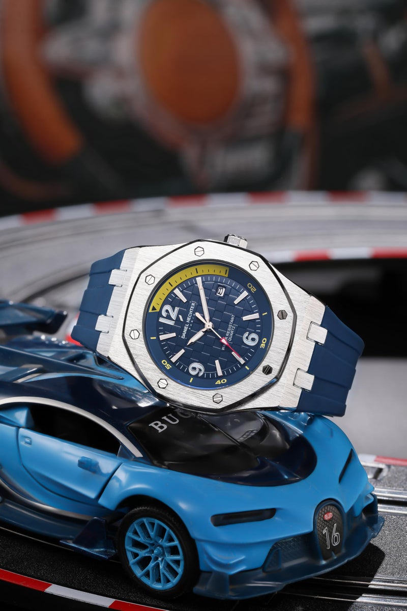 Daniel Hechter Analogue Blue Dial Men's Watch-DHM1015-02 - Image 3