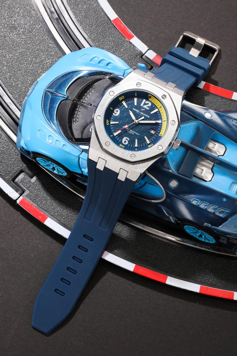 Daniel Hechter Analogue Blue Dial Men's Watch-DHM1015-02 - Image 4