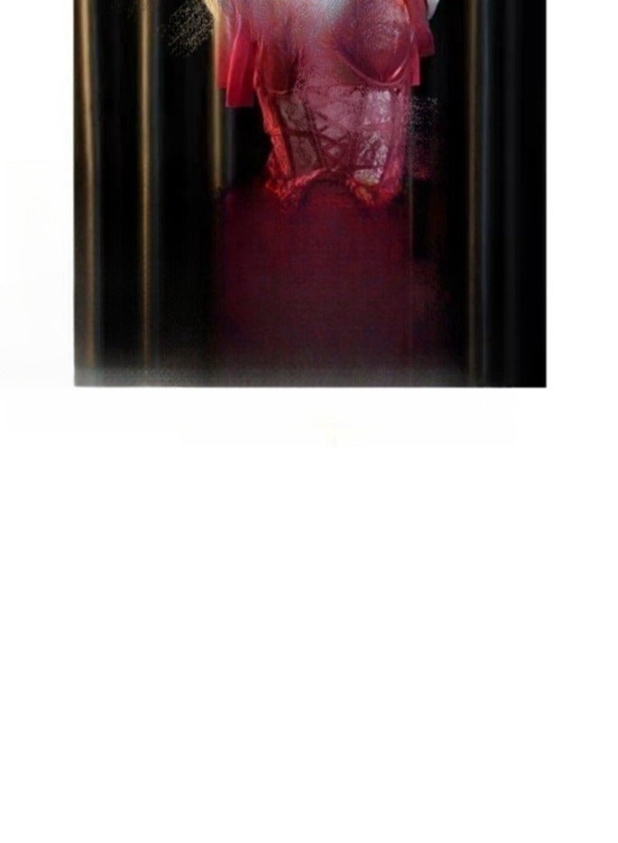 New French Court Style Ice Silk Suspender Pajamas With Lace Bow Nightgown