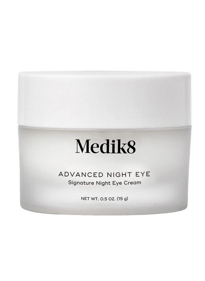 Medik8 - Advanced Night Eye Hydrating Eye Cream For Refreshing Overnight Skin Regeneration Multi Peptide Complex And Caffeine Smoothing Renewing Moisture For Wrinkles And Dark Circles 0.5 Oz - Image 1
