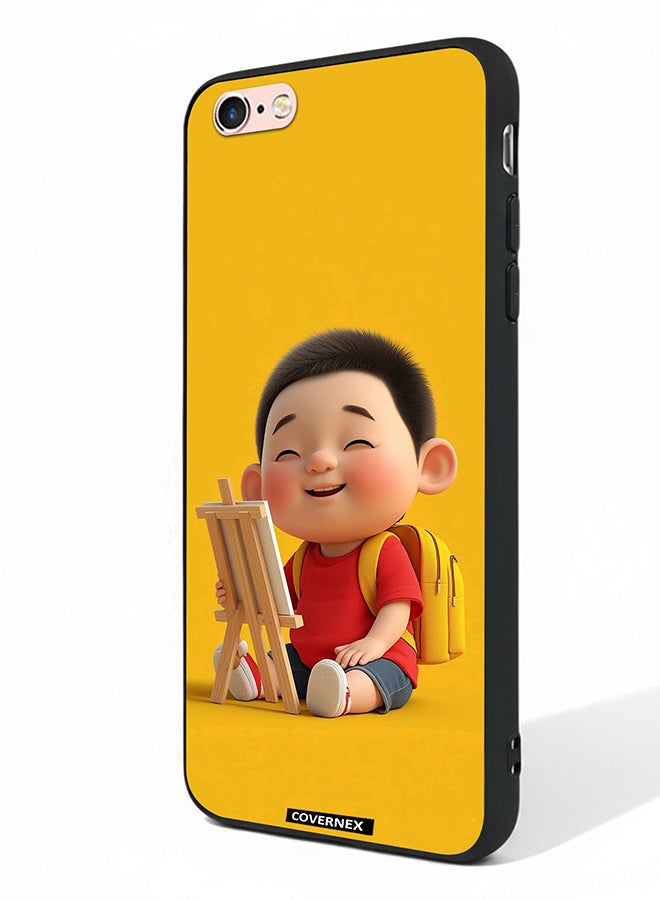 Covernex Apple iPhone 6s Protective Case Cover Printed Featuring Little Artist - Image 1