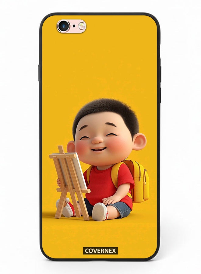 Covernex Apple iPhone 6s Protective Case Cover Printed Featuring Little Artist - Image 2