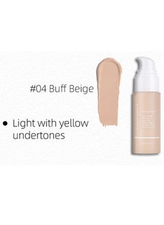 LANGMANNI Full Coverage Liquid Foundation - Smoothing Makeup Base Concealer Foundation - Matte Wear Concealer Sun Block Cream - Minimizes Pores - Hides Wrinkles - Advanced Real Moisture Foundation  - Image 3