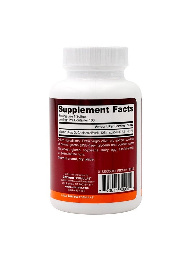 جارو فورملاز فيتامين د3 من جارو فورميولا 5000 وحدة دولية، 100 كبسولة هلامية، عبوة من قطعتين - Image 2