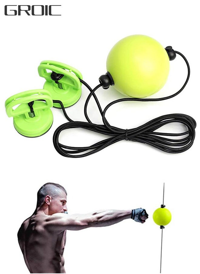 GROIC Boxing Reflex Ball for Hand Eye Coordination, Boxing Equipment for Training at Home, Double End Punching Boxing Speed Ball, Workout for Adults & Kids Indoor  - Image 1