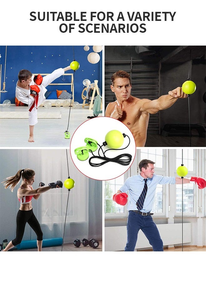 GROIC Boxing Reflex Ball for Hand Eye Coordination, Boxing Equipment for Training at Home, Double End Punching Boxing Speed Ball, Workout for Adults & Kids Indoor  - Image 5