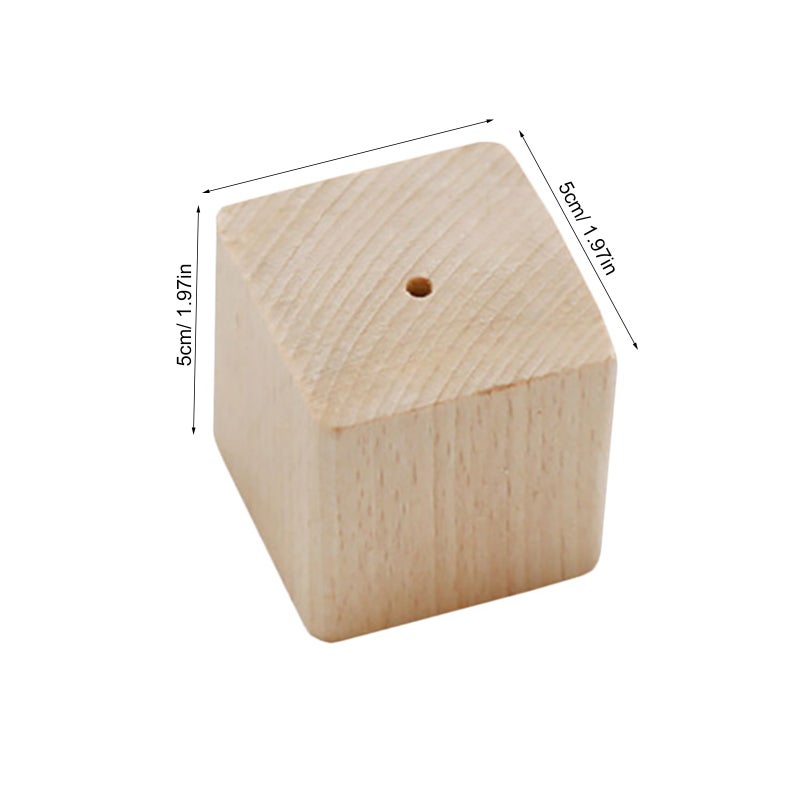 3Pcs Decorating Bases Decorating Table Decorating Nail Table (Wood Color) - Image 2