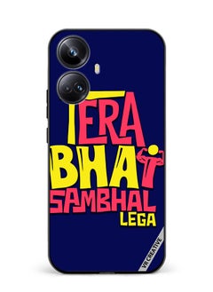Protective Case Cover For Realme 10 Pro Plus Tera Bhai Sambhal Lega Hindi Quots Design Multicolour
