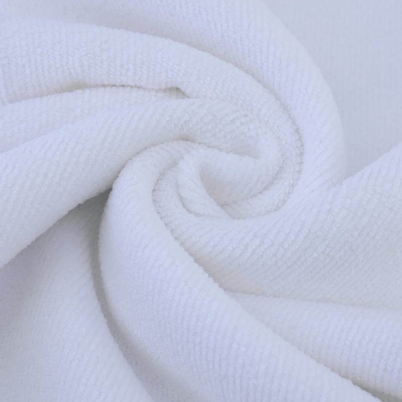 POLYTE Professional Quick Dry Lint Free Microfiber Hair Drying Salon Towel, 20 x 40 in, 2 Pack (White) - Image 5