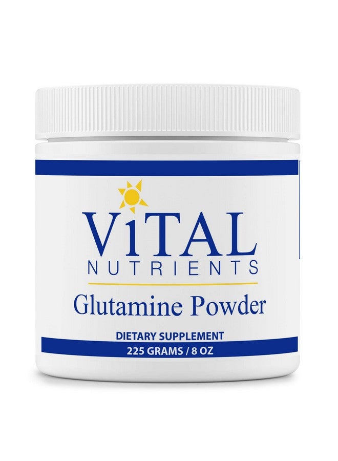 Vital Nutrients Glutamine Powder Gastrointestinal And Immune Support Vegetarian Lglutamine 225 Grams - Image 1