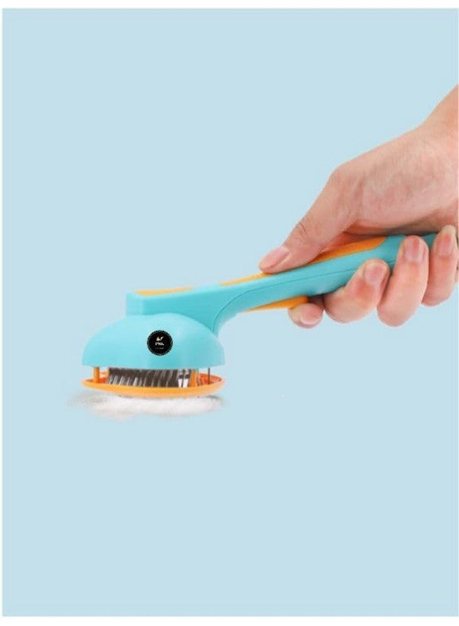 بت فرشاة تنظيف ذاتية - تزيل بلطف الطبقة السفلية المتساقطة والتشابكات والشعر المتشابك - سيحب كلبك أو قطتك أن يتم تنظيفه باستخدام فرشاة العناية - Image 2