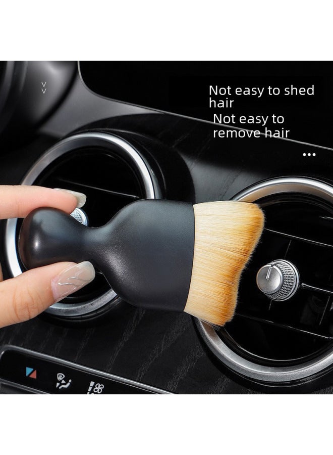 New Energy Vehicle Gap Dust Removal Brush Car Interior Short Pile Brush Car Cleaning Air Conditioning Air Outlet Cleaning Brush - Image 4