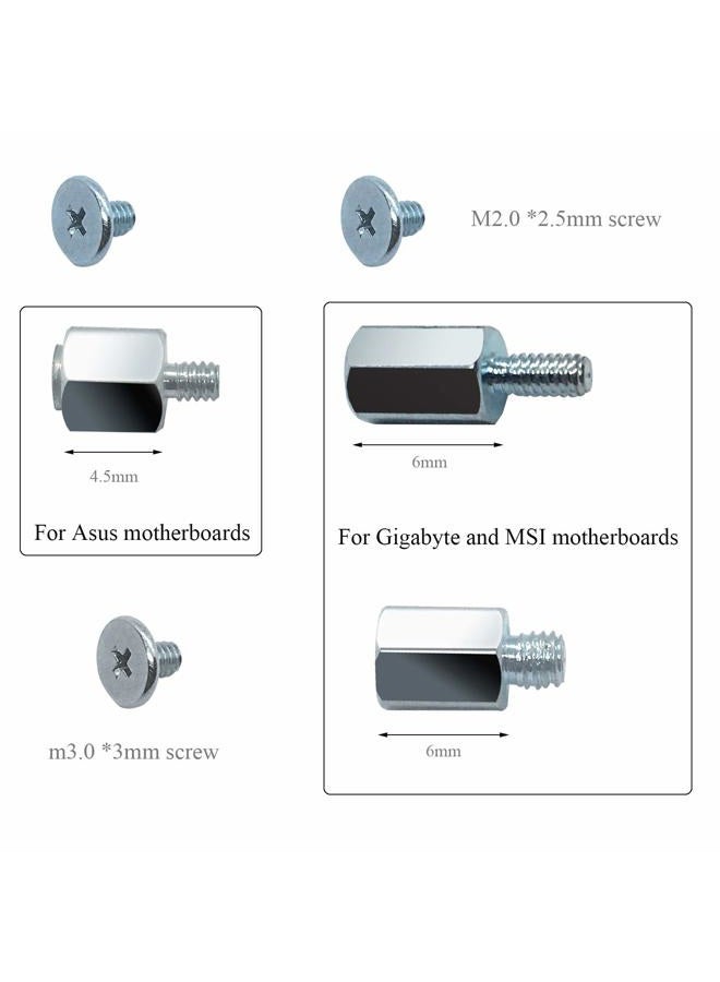 SGTKJSJS m.2 ssd Screws, Suitable for Asus & Gigabyte & MSI Motherboards. Laptop Nvme M2 Screws - Image 3