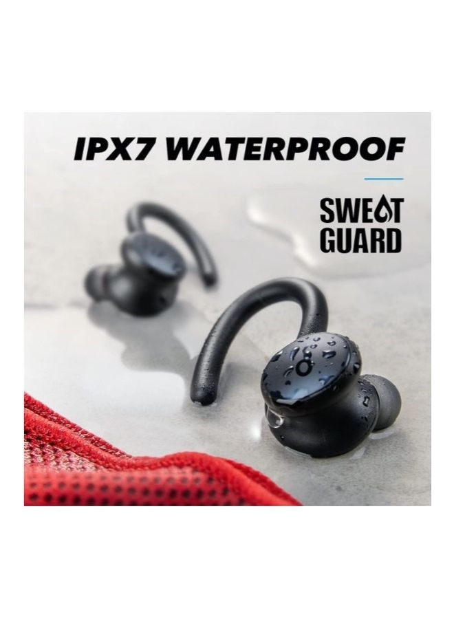 Soundcore Sport X10 Bluetooth 5.2 Headphones for Sports, Rotating Ear Hooks, Deep Bass, IPX7 Water Protection, Sweatproof, 32 Hours Battery Black - Image 4