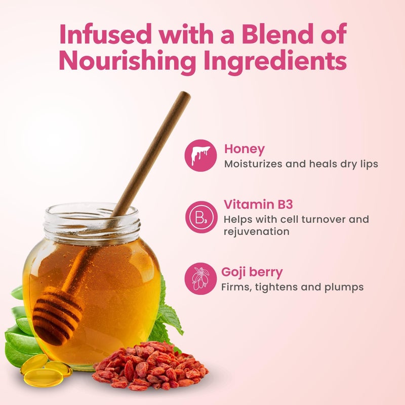 Patchology Lip Gloss for Women - Hydrating Gloss with Aloe, Honey & Goji Berry Oil, Moisturizing Treatment for Cracked Lips, Christmas Gifts for Women & Stocking Stuffers for Teen Girls (Clear, 15ml) - Image 3