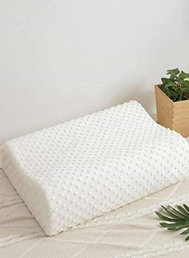 DAKSH Small Orthopedic & Cervical Neck Support Memory Foam Pillow - Small Size(16"x24") - White - Image 1