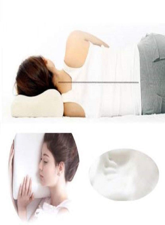 DAKSH Small Orthopedic & Cervical Neck Support Memory Foam Pillow - Small Size(16"x24") - White - Image 2