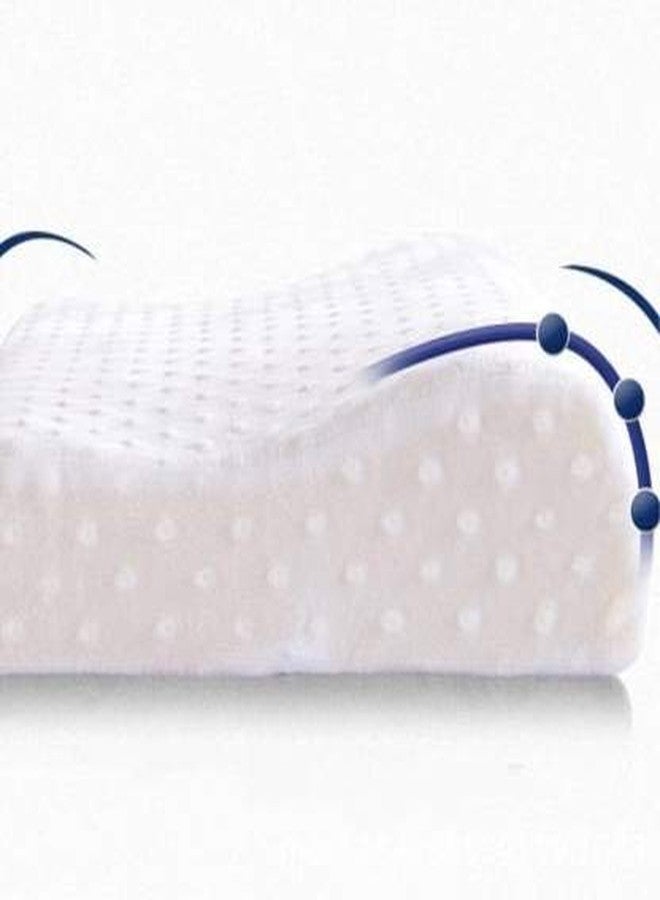 DAKSH Small Orthopedic & Cervical Neck Support Memory Foam Pillow - Small Size(16"x24") - White - Image 3