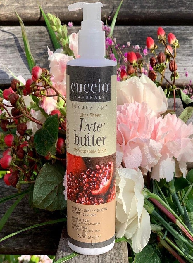 Cuccio Naturale Lyte Moisturizer & Replenishing Cream - Deep Hydration, Repairs Dry Skin - Pomegranate & Fig - 237 ML - Image 2